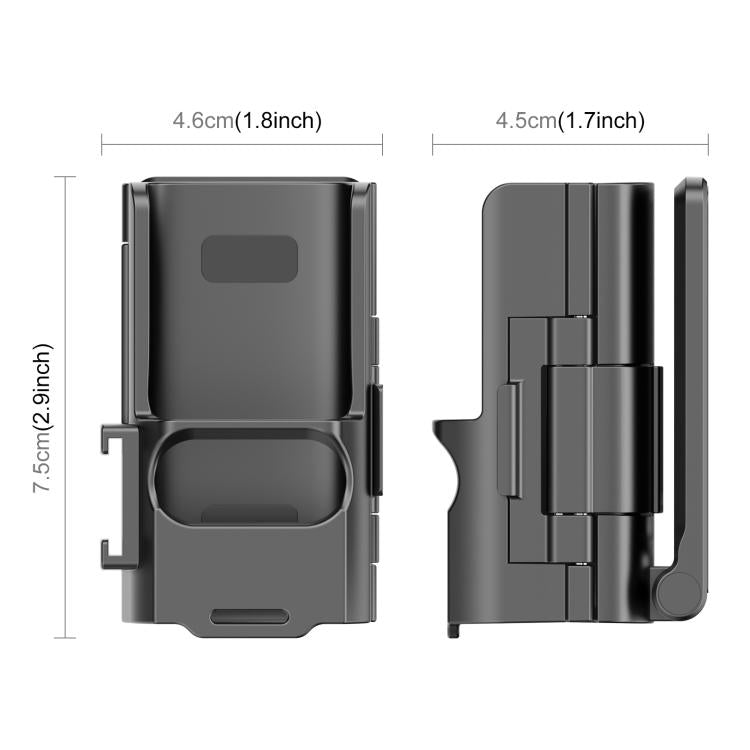 For DJI Osmo Pocket 3 PULUZ Folding Magnetic Mount Base Bracket (Black) - free shipping - PMC TechLife - Order now!