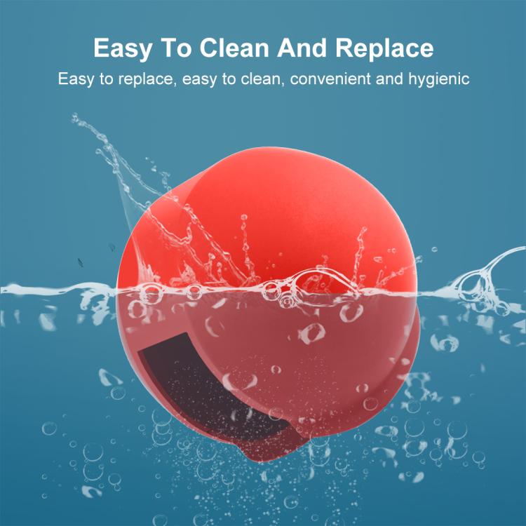 For Insta360 X5 PULUZ Invisible Dive Case Lens Guard Silicone Protective Lens Cap Cover (Red) - free shipping - PMC TechLife - Order now!