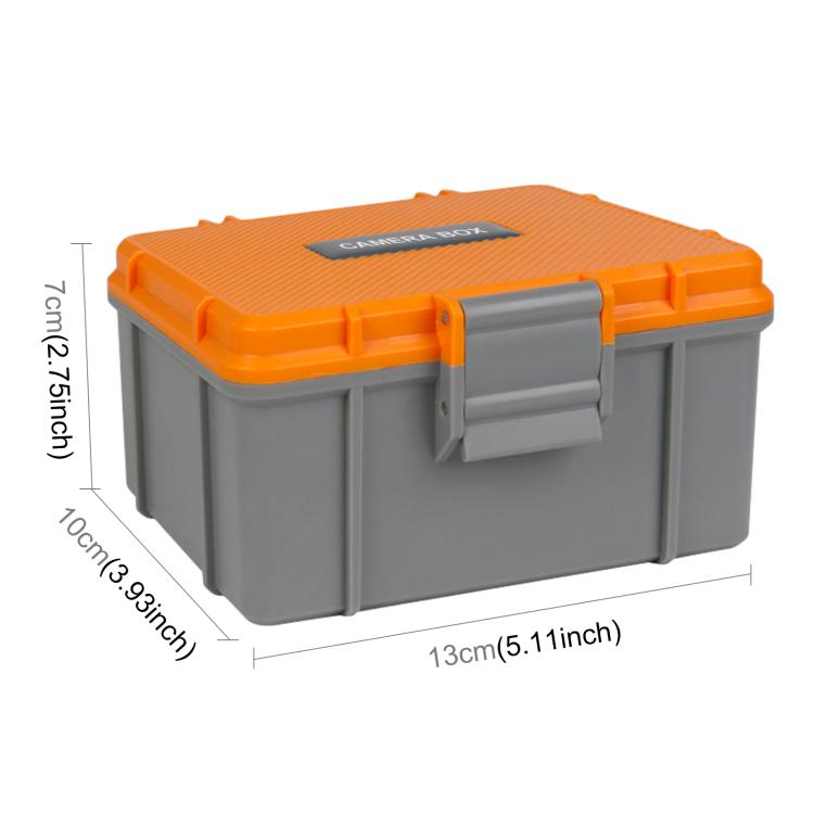 For DJI Osmo Action 5 Pro / 4 / 3 PULUZ Waterproof Hard Carrying Suitcase Outdoor Protective Storage Box (Orange) - free shipping - PMC TechLife - Order now!