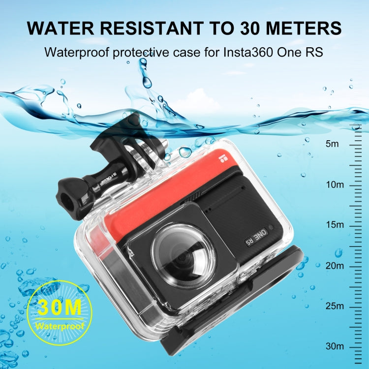For Insta360 One RS 360 Edition PULUZ 30m Underwater Depth Diving Case Waterproof Housing - free shipping - PMC TechLife - Order now!