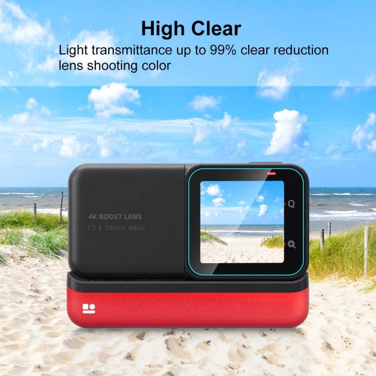 For Insta360 One RS PULUZ 3 in 1 Screen + 4K Lens + Leica Lens Tempered Glass Film(Transparent) - Protective Film & Stickers by PULUZ | Online Shopping South Africa | PMC TechLife | Buy Now Pay Later Mobicred