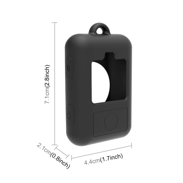 PULUZ Silicone Protective Case for Insta360 One X / X2 / X3 / RS Remote Control(Black) - Case & Bags by PULUZ | Online Shopping South Africa | PMC TechLife
