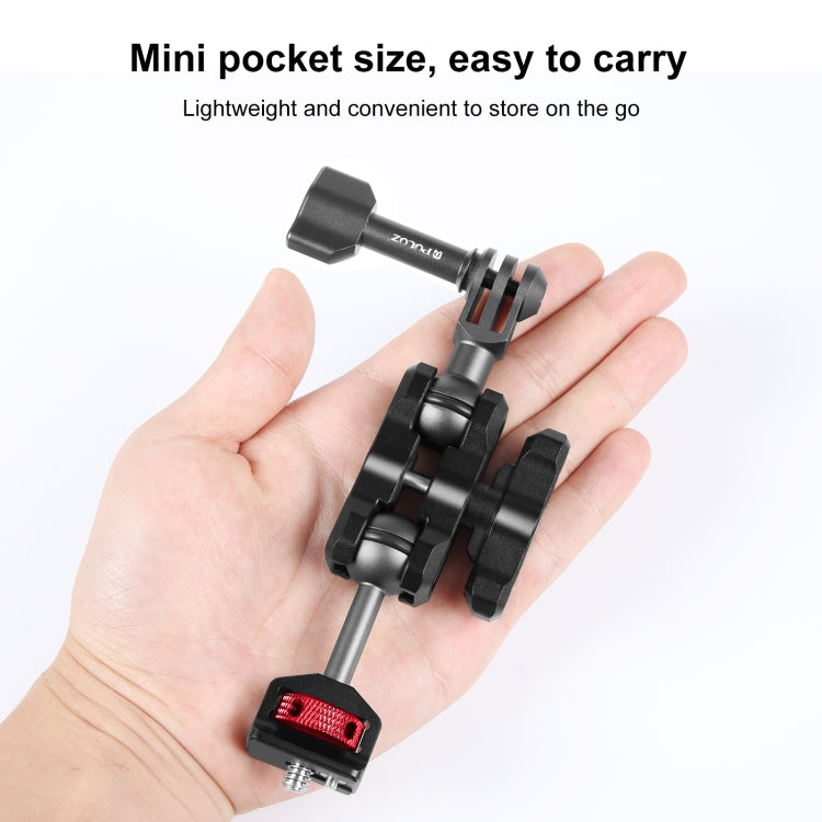 PULUZ Magic Arm Multi-way Ball  Aluminum Alloy Mount (Black) - Stand Bracket by PULUZ | Online Shopping South Africa | PMC TechLife | Buy Now Pay Later Mobicred