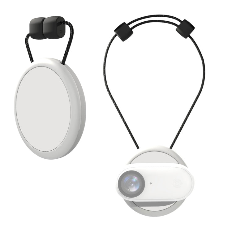 For Insta360 GO 3 / GO 3S PULUZ Magnetic Pendant Holder Quick Release Neck Strap (White) - Mount & Holder by PULUZ | Online Shopping South Africa | PMC TechLife | Buy Now Pay Later Mobicred