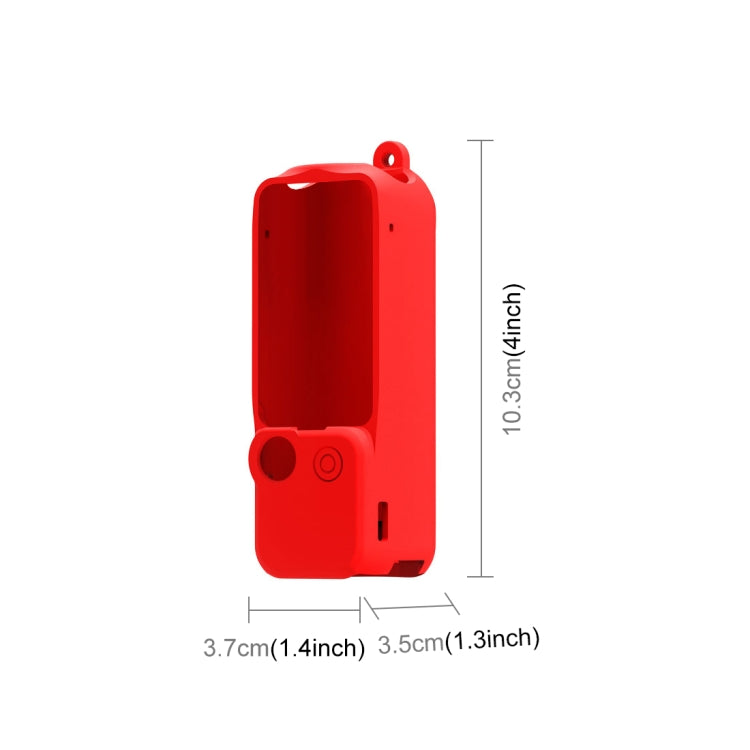 For DJI OSMO Pocket 3 PULUZ  3 in 1 Silicone Cover Case Set (Red) - Case & Bags by PULUZ | Online Shopping South Africa | PMC TechLife | Buy Now Pay Later Mobicred