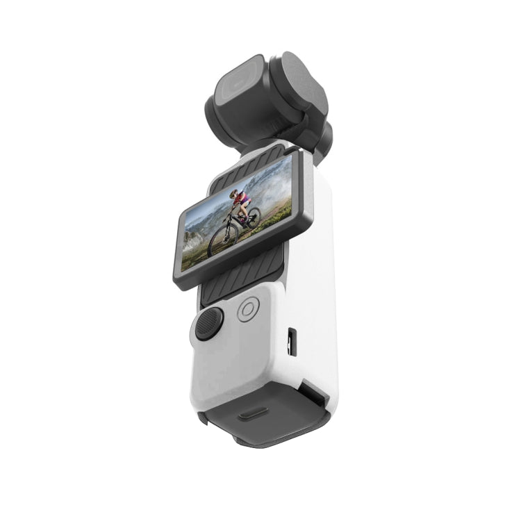 For DJI OSMO Pocket 3 PULUZ  3 in 1 Silicone Cover Case Set (White) - free shipping - PMC TechLife - Order now!