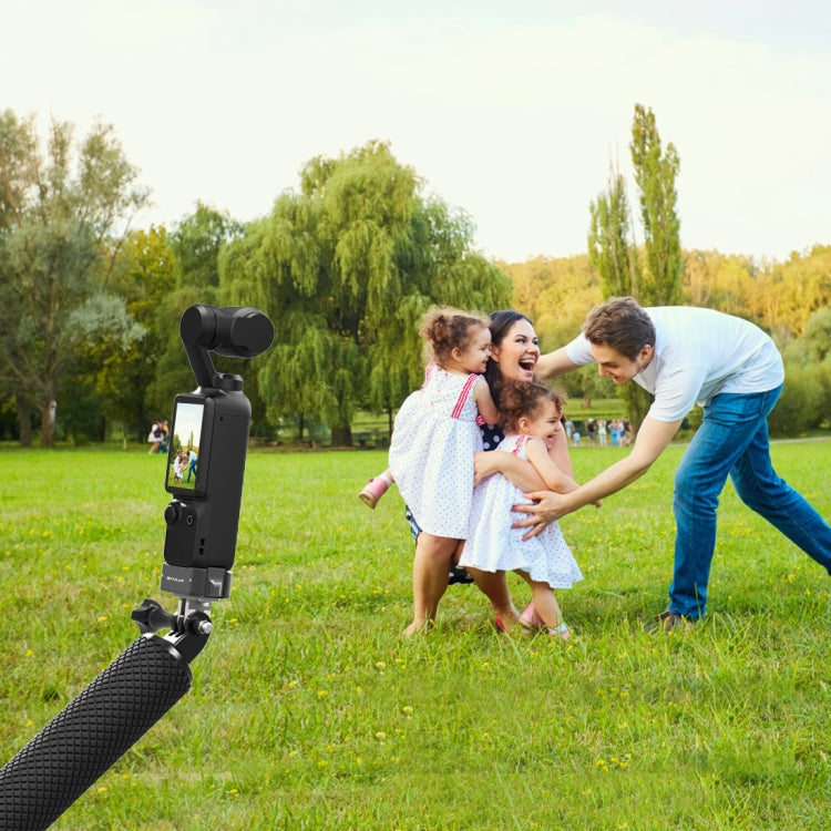 For DJI OSMO Pocket 3 PULUZ USB-C / Type-C Dock Desktop Charging Base Aluminum Alloy Bracket (Black) - Mount & Holder by PULUZ | Online Shopping South Africa | PMC TechLife | Buy Now Pay Later Mobicred