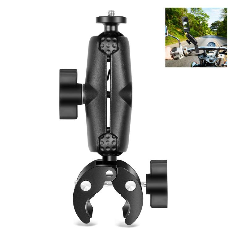 PULUZ Motorcycle Crab Clamp Handlebar Fixed Mount Holder for GoPro and Other Action Cameras(Black) - free shipping - PMC TechLife - Order now!