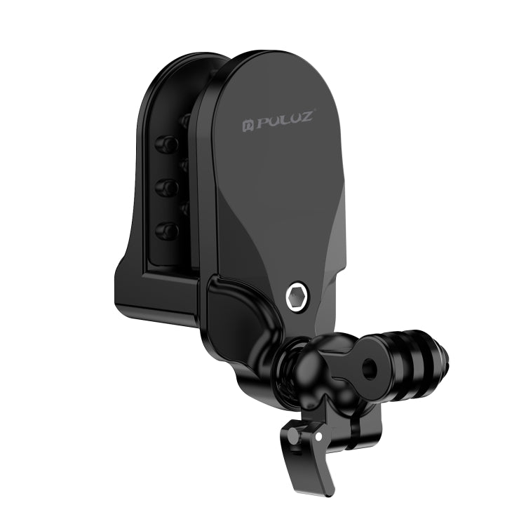 PULUZ Motorcycle Helmet Chin Clamp Mount for GoPro and Other Action Cameras (Black) - Helmet Mount by PULUZ | Online Shopping South Africa | PMC TechLife | Buy Now Pay Later Mobicred