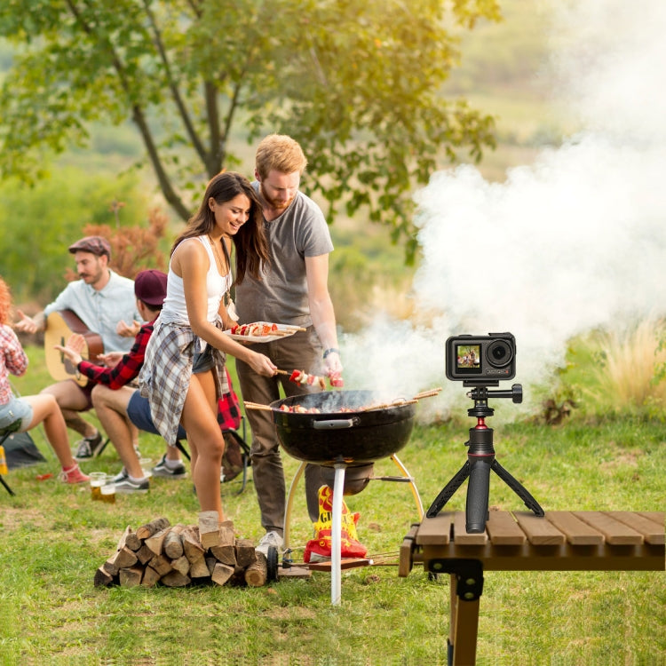 For DJI Osmo Action 5 Pro / 4 / 3 / Osmo 360 PULUZ Magnetic Quick Release Base Expansion Mount (Black) - free shipping - PMC TechLife - Order now!