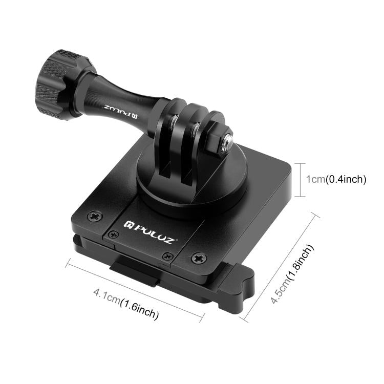 PULUZ Aluminum Quick Release Bracket NVG Helmet Mount for GoPro and Other Action Cameras (Black) - free shipping - PMC TechLife - Order now!