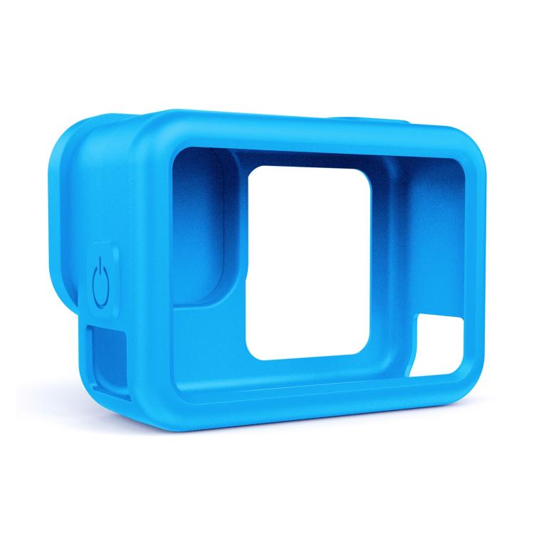 For GoPro HERO13 Black PULUZ Silicone Protective Case Cover with Wrist Strap & Lens Cover (Blue) - free shipping - PMC TechLife - Order now!