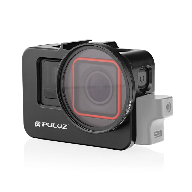 For Insta360 Ace Pro / Ace PULUZ Metal Cage Adapter Frame with 52mm UV Filter & Adapter Ring (Black) - free shipping - PMC TechLife - Order now!