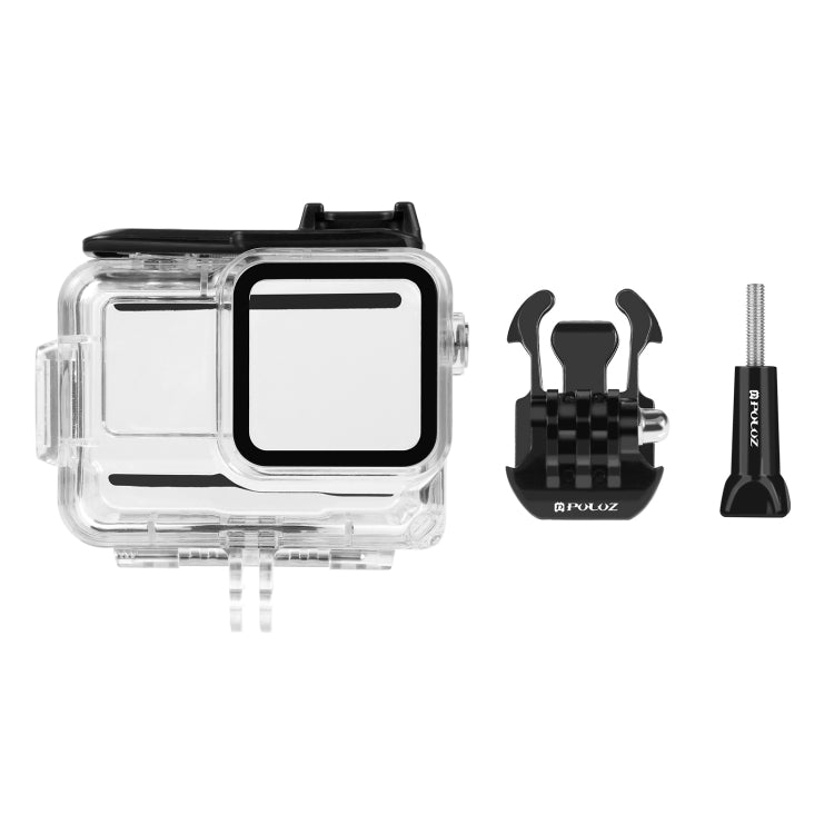 For Insta360 Ace Pro / Pro 2 PULUZ 60m Underwater Waterproof Housing Case with Base Adapter & Screw (Transparent) - free shipping - PMC TechLife - Order now!