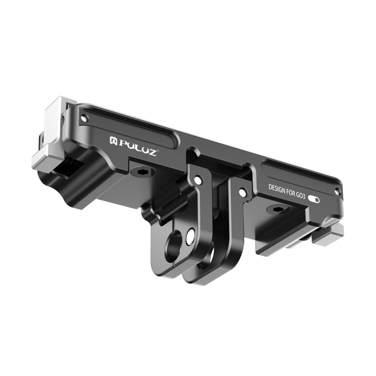 For Insta360 GO3 / GO 3S PULUZ Magnetic Aluminum Alloy Quick Release Base Mount (Black) - Others by PULUZ | Online Shopping South Africa | PMC TechLife | Buy Now Pay Later Mobicred