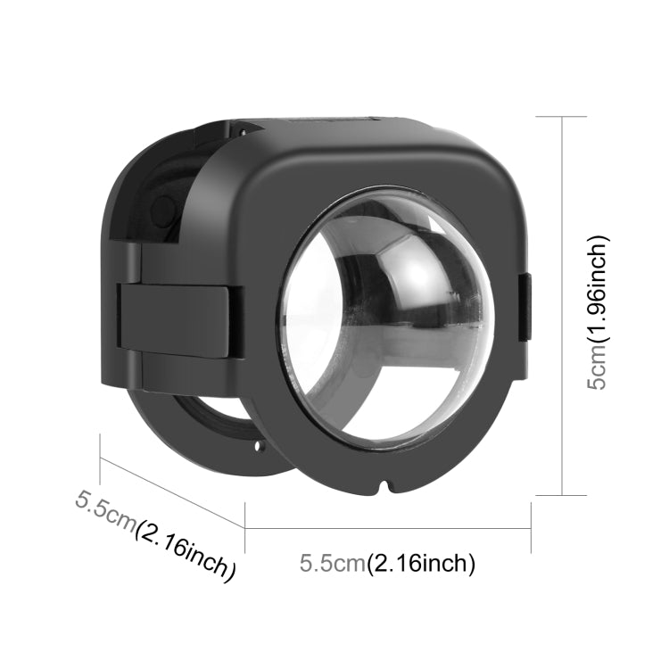 For Insta360 X4 PULUZ Snap-on Lens Guard Protective Cover (Black) - Len Accessories by PULUZ | Online Shopping South Africa | PMC TechLife | Buy Now Pay Later Mobicred