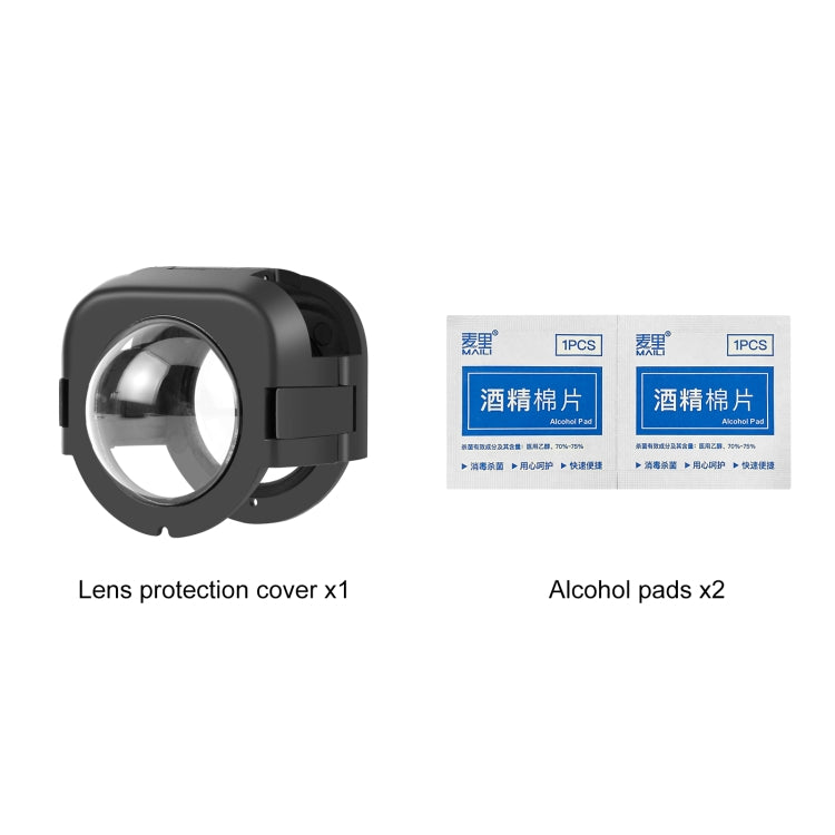 For Insta360 X4 PULUZ Snap-on Lens Guard Protective Cover (Black) - Len Accessories by PULUZ | Online Shopping South Africa | PMC TechLife | Buy Now Pay Later Mobicred