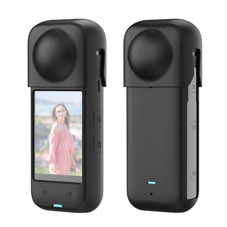 For Insta360 X4 PULUZ Full Body Dust-proof Silicone Protective Case (Black) - Case & Bags by PULUZ | Online Shopping South Africa | PMC TechLife | Buy Now Pay Later Mobicred