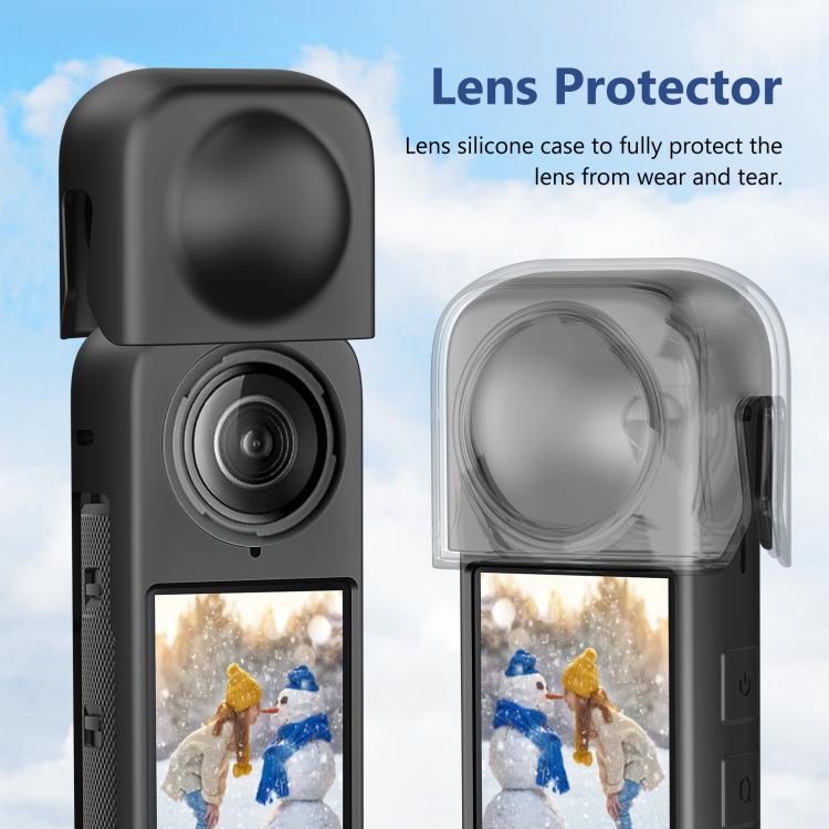 For Insta360 X4 PULUZ Full Body Dust-proof Silicone Protective Case (Black) - Case & Bags by PULUZ | Online Shopping South Africa | PMC TechLife | Buy Now Pay Later Mobicred