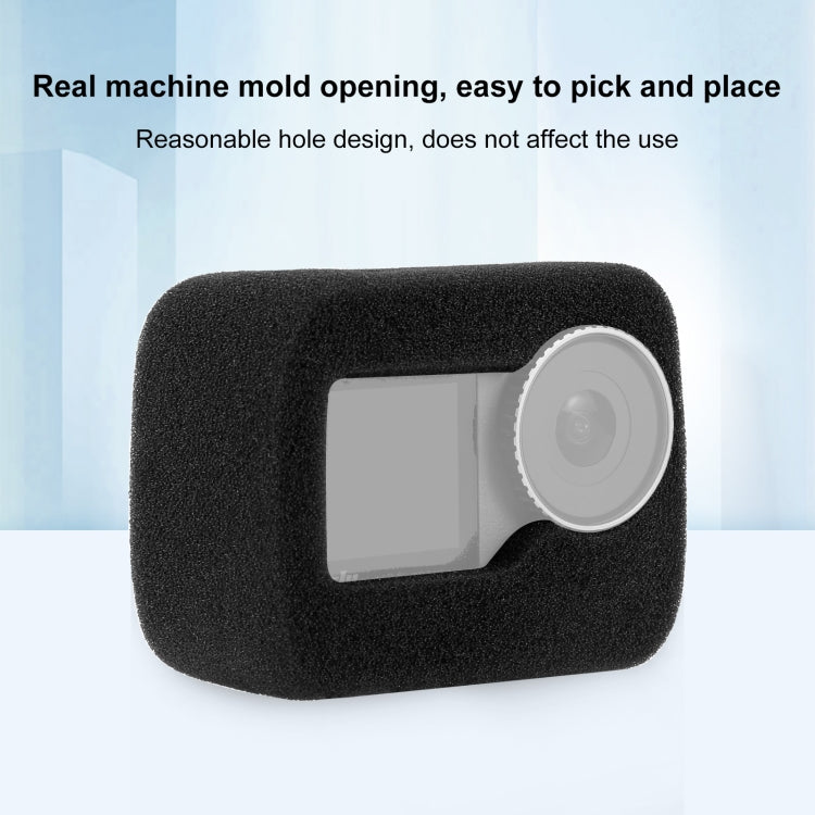For DJI Osmo Action 5 Pro / 4 / 3 PULUZ High Density Foam Windshield (Black) - Other by PULUZ | Online Shopping South Africa | PMC TechLife | Buy Now Pay Later Mobicred