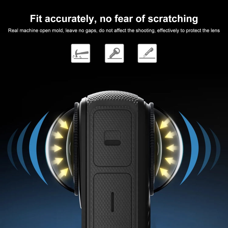 For Insta360 X4 PULUZ Rotation PC Lens Guard  Protective Cover (Transparent) - Len Accessories by PULUZ | Online Shopping South Africa | PMC TechLife | Buy Now Pay Later Mobicred