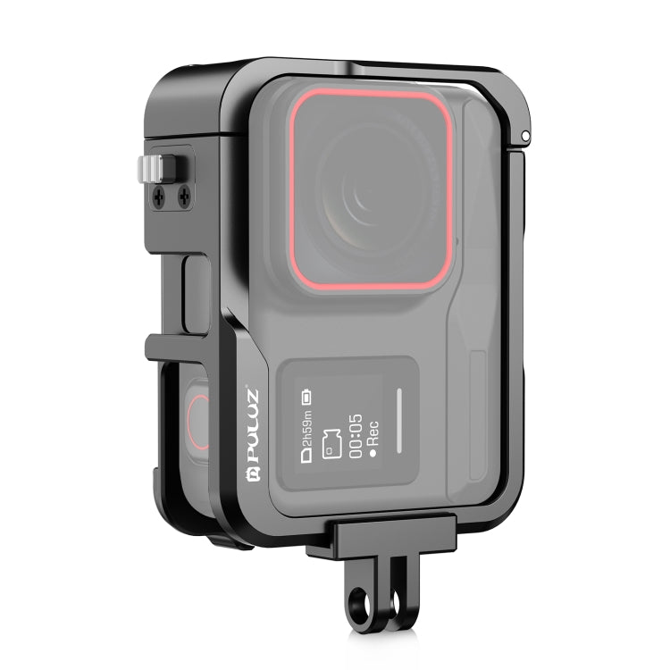 For Insta360 Ace Pro PULUZ Metal Protective Cage Adapter Frame (Black) - Mount & Holder by PULUZ | Online Shopping South Africa | PMC TechLife | Buy Now Pay Later Mobicred