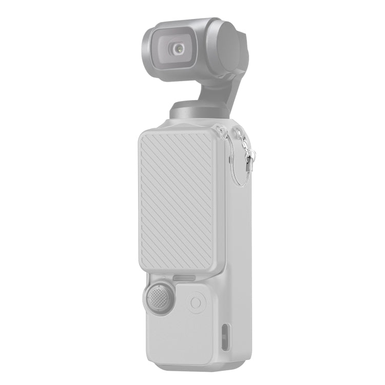 For DJI OSMO Pocket 3 PULUZ  2 in 1 Silicone Cover Case Set with Strap (Grey) - Case & Bags by PULUZ | Online Shopping South Africa | PMC TechLife | Buy Now Pay Later Mobicred