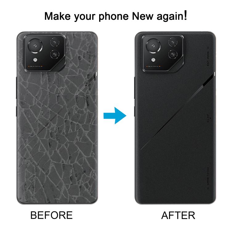 For Asus ROG Phone 9 5G Original Glass Battery Back Cover with Camera Lens Cover(Matte White) - free shipping - PMC TechLife - Order now!