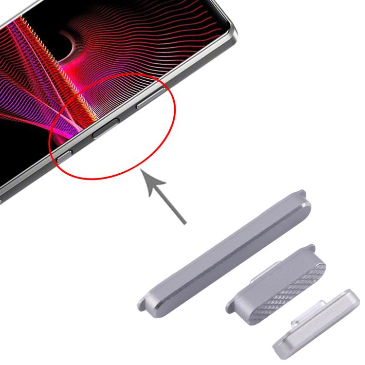For Sony Xperia 1 III Original Power Button and Volume Control Button (Grey) - free shipping - PMC TechLife - Order now!