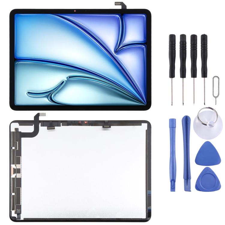 For iPad Air 11 inch 2025 A3267 A3270 A3266 IPS Original LCD Screen with Digitizer Full Assembly (Black) - free shipping - PMC TechLife - Order now!