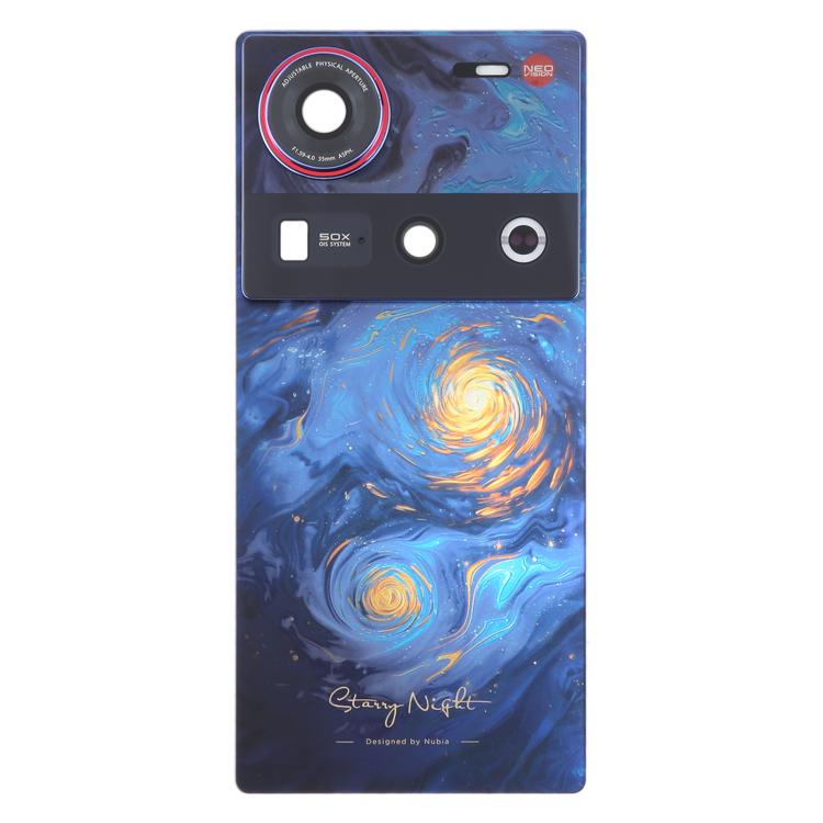 For ZTE nubia Z70 Ultra NX733J NX736J Glass Battery Back Cover with Camera Lens Cover(Blue) - free shipping - PMC TechLife - Order now!