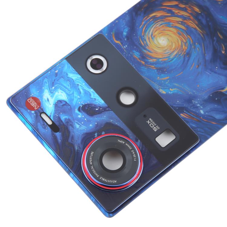 For ZTE nubia Z70 Ultra NX733J NX736J Glass Battery Back Cover with Camera Lens Cover(Blue) - free shipping - PMC TechLife - Order now!