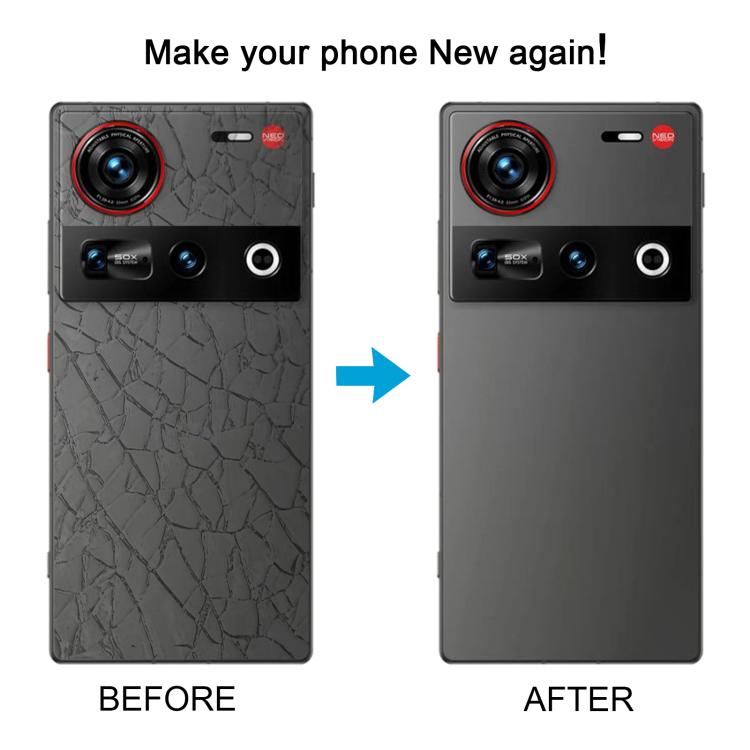For ZTE nubia Z70 Ultra NX733J NX736J Glass Battery Back Cover with Camera Lens Cover(Black) - free shipping - PMC TechLife - Order now!