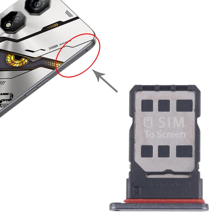 For ZTE nubia Neo 2 Z2352N SIM Card Tray (Black) - free shipping - PMC TechLife - Order now!