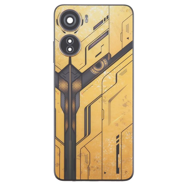 For ZTE nubia Neo 5G 8150N Plastic Battery Back Cover with Middle Frame / Camera Lens Cover(Yellow) - free shipping - PMC TechLife - Order now!