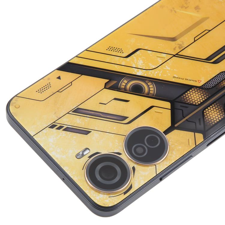 For ZTE nubia Neo 5G 8150N Plastic Battery Back Cover with Middle Frame / Camera Lens Cover(Yellow) - free shipping - PMC TechLife - Order now!