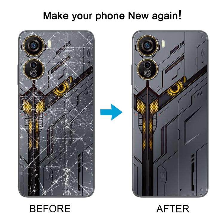 For ZTE nubia Neo 5G 8150N Plastic Battery Back Cover with Middle Frame / Camera Lens Cover(Black) - free shipping - PMC TechLife - Order now!