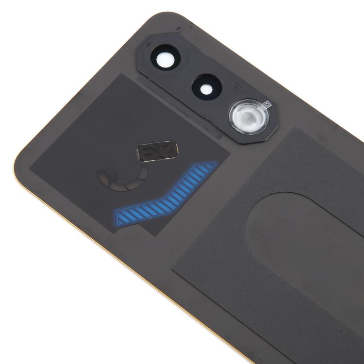 For ZTE nubia Neo 3 GT Glass Battery Back Cover with Camera Lens Cover(Yellow) - free shipping - PMC TechLife - Order now!