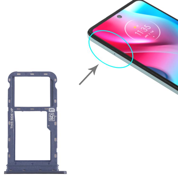 For Motorola Moto G60s XT2133-2 XT2133-1 10pcs Original SIM + Micro SD Card Tray (Blue) - free shipping - PMC TechLife - Order now!