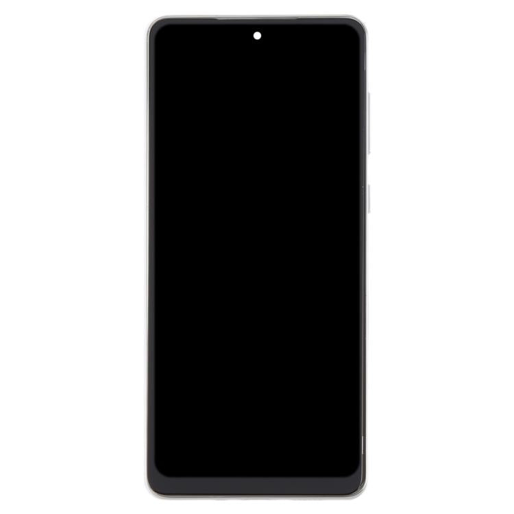 For Samsung Galaxy A73 5G SM-A736B OLED LCD Screen Digitizer Full Assembly with Frame (Silver) - free shipping - PMC TechLife - Order now!