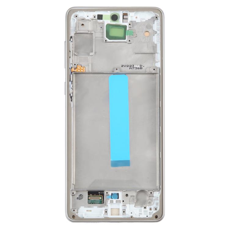 For Samsung Galaxy A73 5G SM-A736B OLED LCD Screen Digitizer Full Assembly with Frame (Silver) - free shipping - PMC TechLife - Order now!