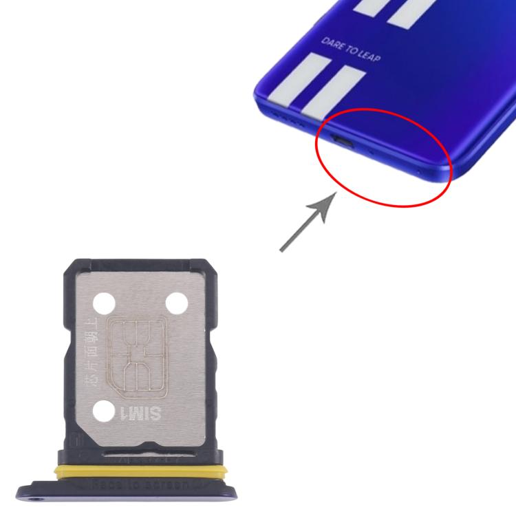 For Realme GT Neo 3 10pcs Original SIM Card Tray + SIM Card Tray (Blue) - free shipping - PMC TechLife - Order now!
