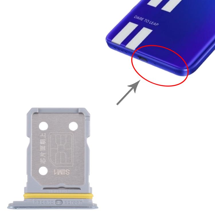 For Realme GT Neo 3 10pcs Original SIM Card Tray + SIM Card Tray (Baby Blue) - free shipping - PMC TechLife - Order now!