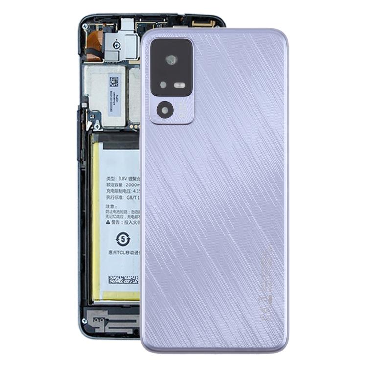 For TCL 40 R T771K Original Back Cover with Camera Lens Cover(Purple) - free shipping - PMC TechLife - Order now!