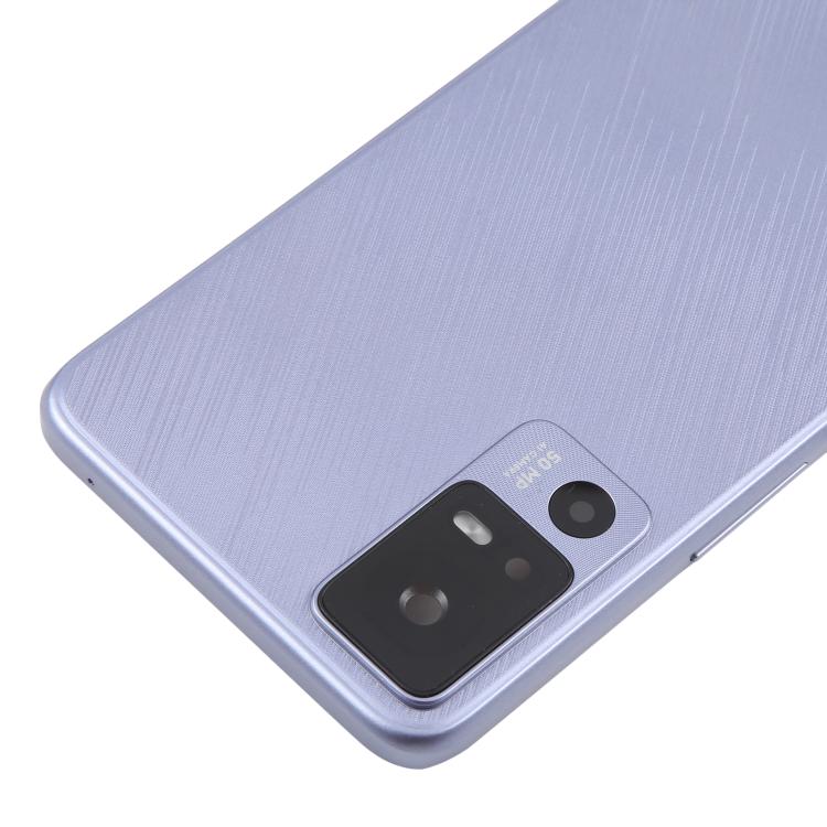 For TCL 40 R T771K Original Back Cover with Camera Lens Cover(Purple) - free shipping - PMC TechLife - Order now!