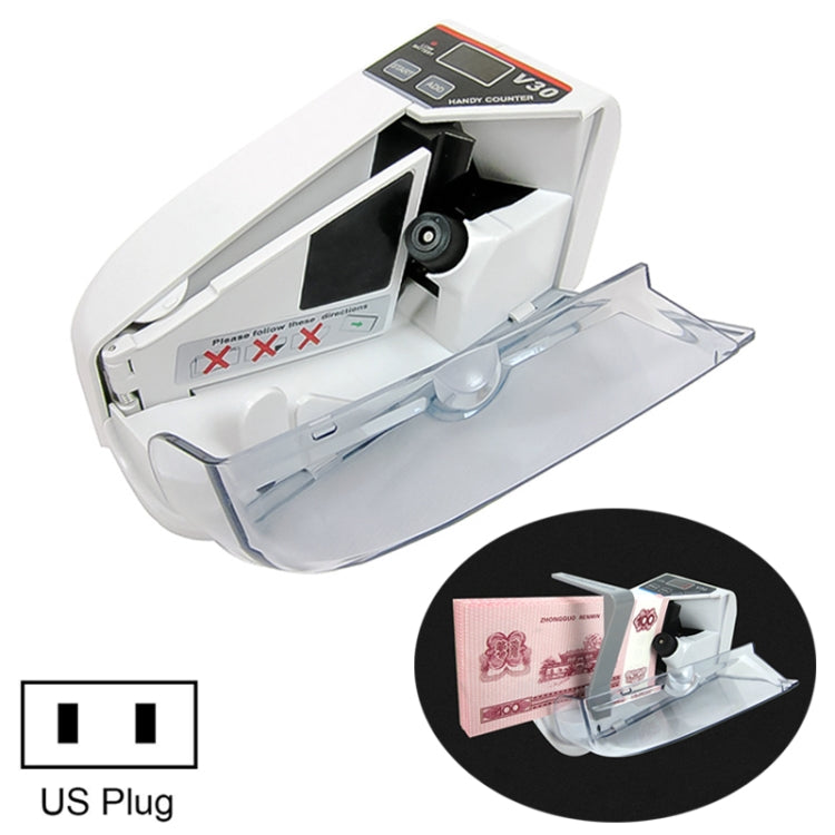 V30 Mini Portable Multi Paper Currency Counting Money Counter, US Plug - Others by PMC TechLife | Online Shopping South Africa | PMC TechLife