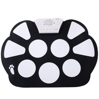 W758 USB 2.0 MIDI Soft Roll-up Drum Kit, Size: 38.2 x 27.6cm - free shipping - PMC Jewellery - Order now!