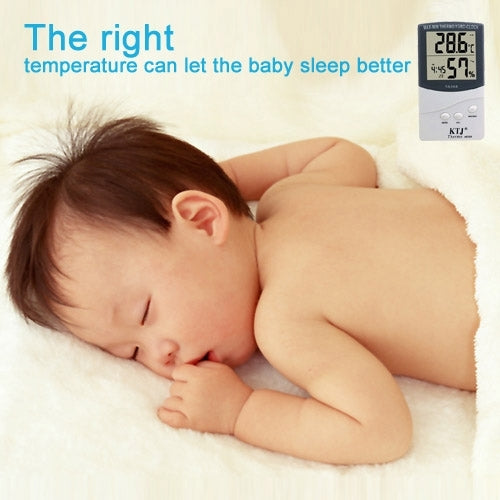 HTC-8 Luminous LCD Digital LED Night Light Thermometer Backlight Hygrometer Humidity Meter, with Alarm / Date / Clock / Calendar - Thermostat & Thermometer by PMC TechLife | Online Shopping South Africa | PMC TechLife | Buy Now Pay Later Mobicred