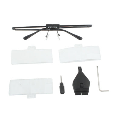 1.5X / 2.5X / 3.5X Magnifier Glasses with LED Light(Black) - Glasses Style by PMC TechLife | Online Shopping South Africa | PMC TechLife