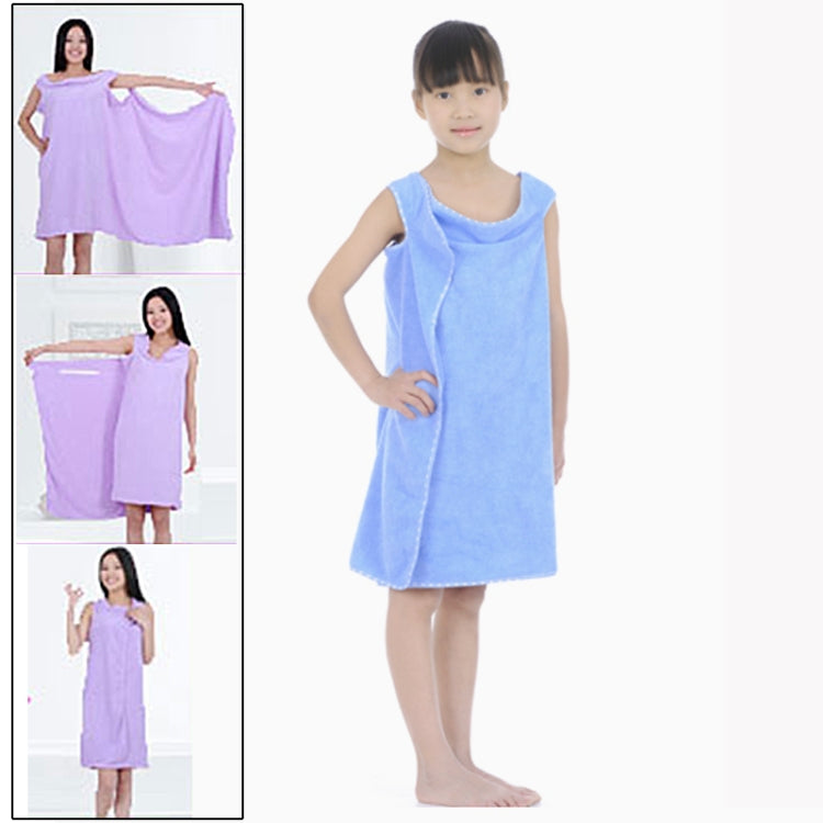 Magic Towel Bath Towel Clothes Beach Towel Dress for Children, Size: 130 x 60cm(Blue) - Towel Sets by PMC TechLife | Online Shopping South Africa | PMC TechLife | Buy Now Pay Later Mobicred